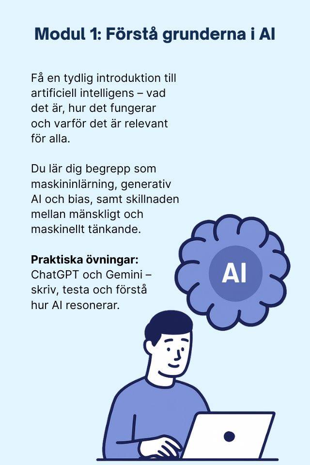 Modul 1 Förstå grunderna i AI BAS